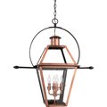 Quoizel Rue De Royal 4-Light Aged Copper Pendant RO2814AC